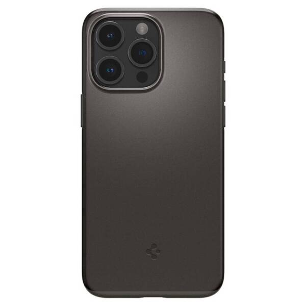 Spigen Thin Fit | Etui do iPhone 15 Pro Max - GUNMETAL