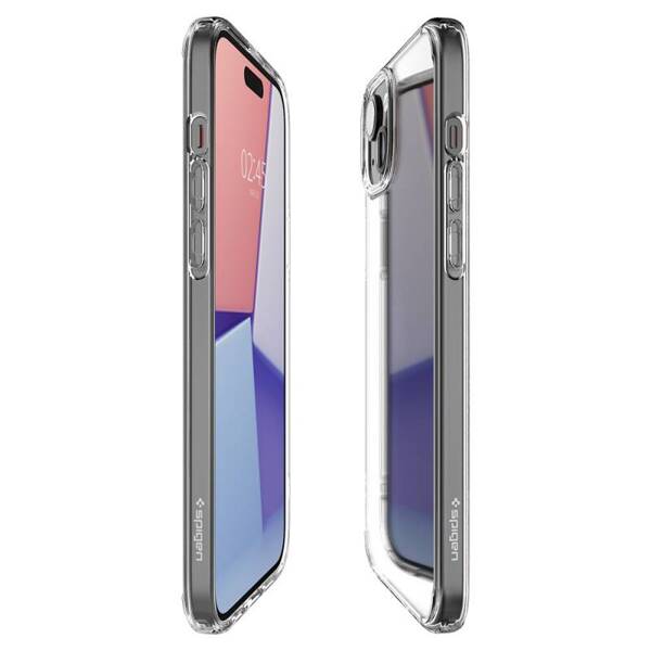 Spigen Ultra Hybrid | Etui do iPhone 15 - CRYSTAL CLEAR