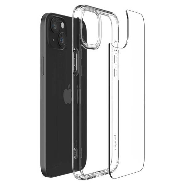 Spigen Ultra Hybrid | Etui do iPhone 15 - CRYSTAL CLEAR