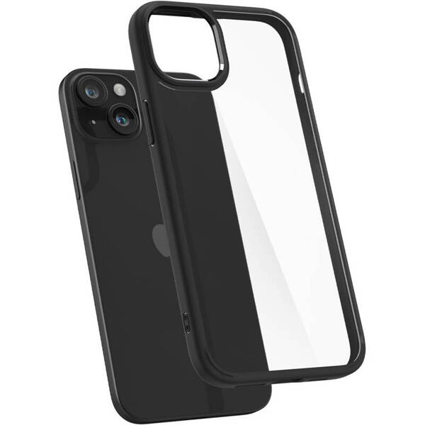 Spigen Ultra Hybrid | Etui do iPhone 15 - MATTE BLACK