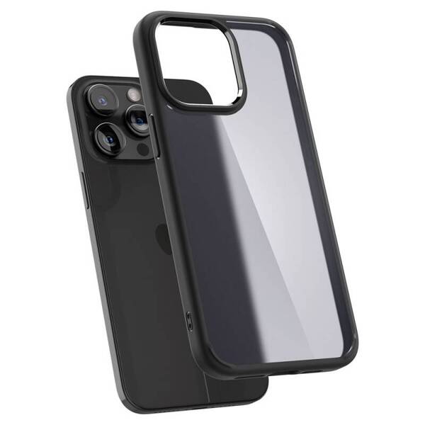 Spigen Ultra Hybrid | Etui do iPhone 15 Pro Max - FROST BLACK