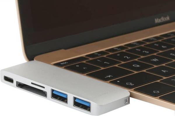 StilGut Slim | Hub USB 5w1 do MacBook Pro - GREY