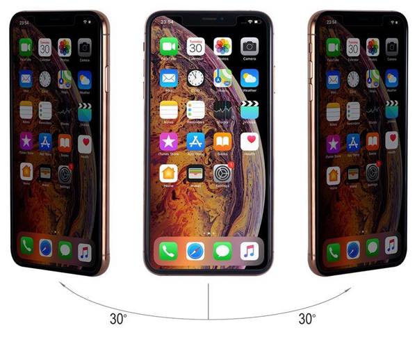 Szkło hartowane iPhone Xs Max 2szt privacy Stilgut