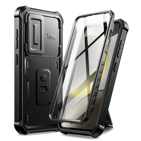 TECH-PROTECT KEVLAR CAM+ ETUI do GALAXY S24 BLACK