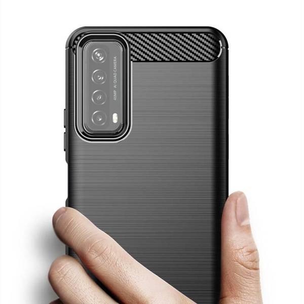 TECH-PROTECT TPUCARBON do HUAWEI P SMART 2020 - BLACK