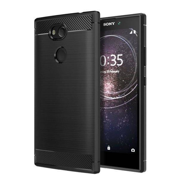 TECH-PROTECT TPUCarbon etui do Sony Xperia L2 H3311 - BLACK