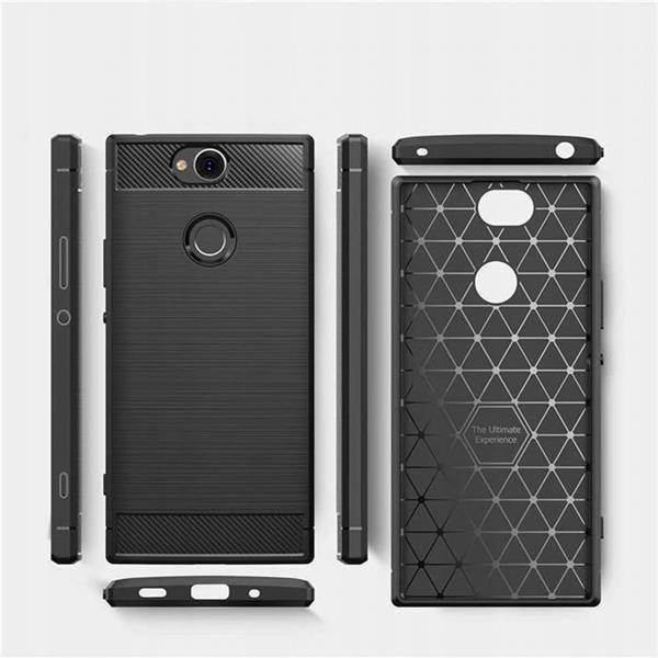 TECH-PROTECT TPUCarbon etui do Sony Xperia L2 H3311 - BLACK