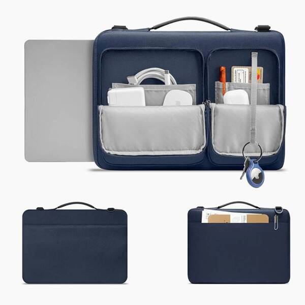 TORBA NA LAPTOPA 13-14 TECH-PROTECT DEFENDER BAG GRANATOWA UNIWERSALNA