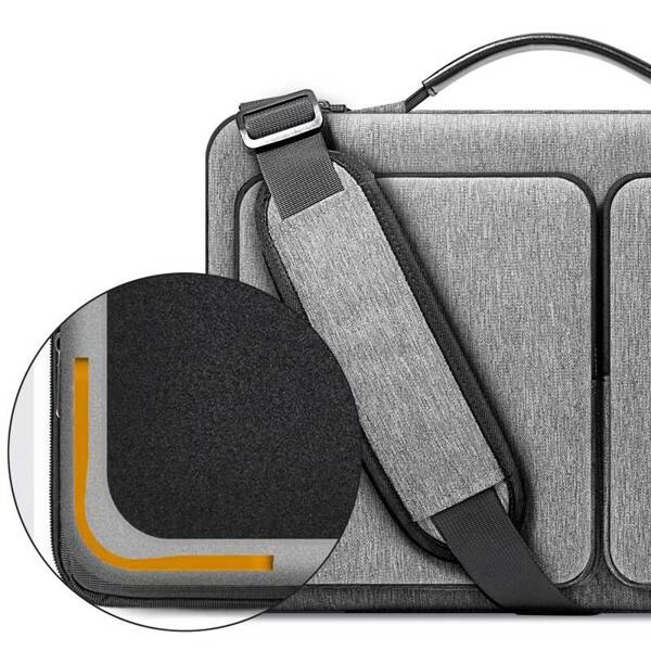 TORBA NA LAPTOPA 15-16 CALI TECH-PROTECT DEFENDER BAG LAPTOP CRAYON SZARA