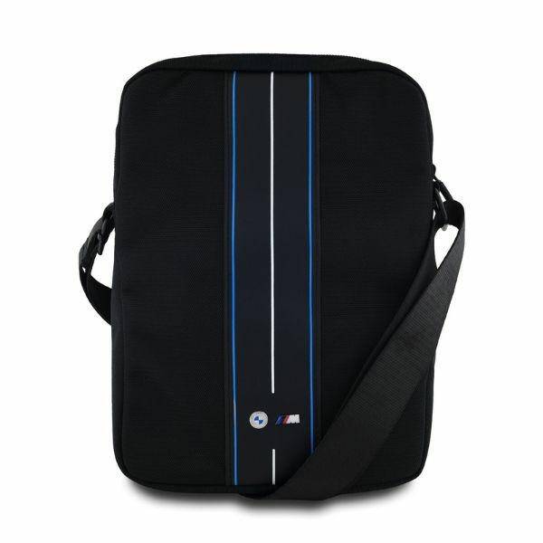 TORBA NA TABLET / TELEFON DO 10" BMW NYLON BLUE STRIPE CZARNA