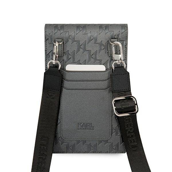 TOREBKA KARL LAGERFELD MONOGRAM SILVER