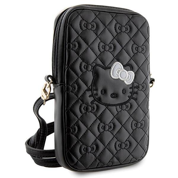 TOREBKA NA SMARTFONA HELLO KITTY BLACK BOWS STRAP