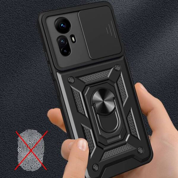 Tech-Protect CamShield Pro | Etui do Redmi Note 12S - BLACK