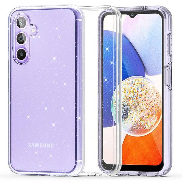 Tech-Protect FlexAir Hybrid | Etui do Galaxy A14 - GLITTER