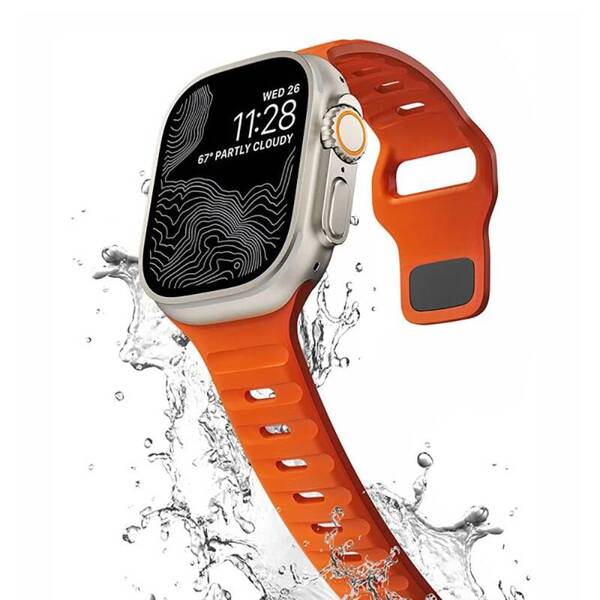 Tech-Protect IconBand Line | Pasek do Apple Watch 42-49mm - ORANGE