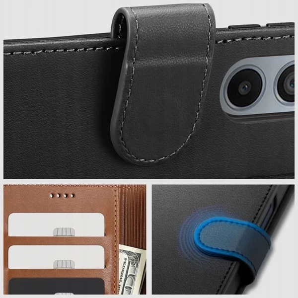 Tech-Protect Wallet | Etui do Galaxy A25 5G - BLACK