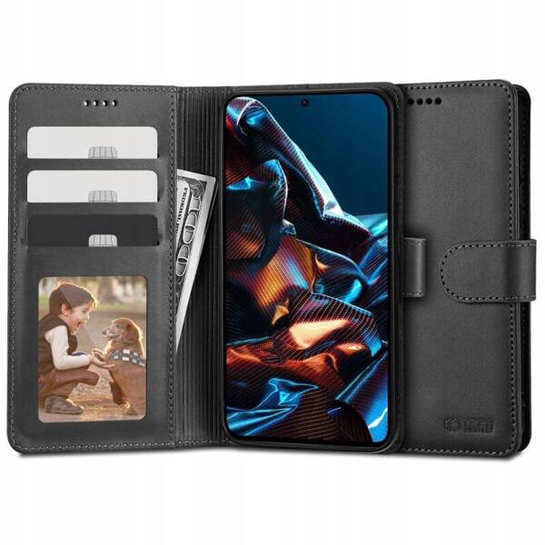 Tech-Protect Wallet | Etui do Redmi Note 12 Pro 5G - BLACK