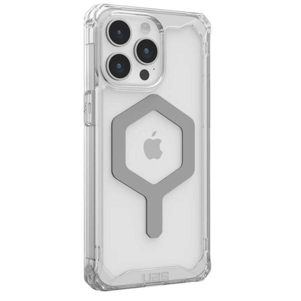 UAG Plyo MagSafe | Etui do iPhone 15 Pro Max - ICE/SILVER