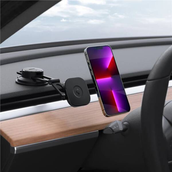 UCHWYT NA KOKPIT I SZYBĘ SPIGEN ONETAP 3 CAR MOUNT MAGSAFE BLACK