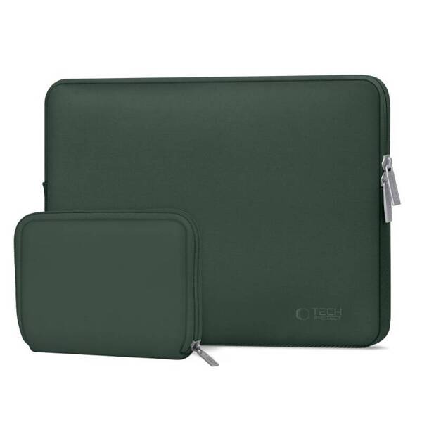 UNIWERSALNE ETUI NA LAPTOPA 15-16 CALI TECH-PROTECT NEOSLIM MIDNIGHT GREEN