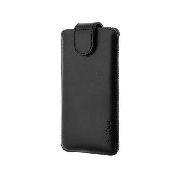 UNIWERSALNE SKÓRZANE ETUI DO TELEFONU FIXED POSH 168X78X9 MM 6XL+ CZARNE