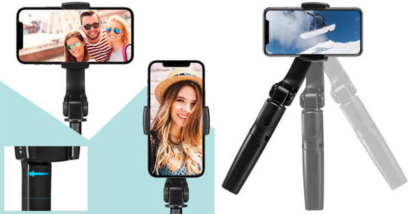 UNIWERSALNY UCHWYT SPIGEN SELFIE STICK KIJEK DO ZDJĘĆ GIMBAL WIRELESS S610W