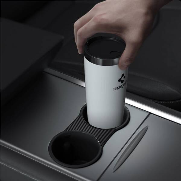 WKŁADKA CONSOLE CUP HOLDER SPIGEN TESLA CENTER INSERT (2021/2022) BLACK