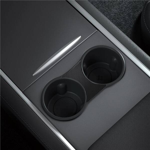 WKŁADKA CONSOLE CUP HOLDER SPIGEN TESLA CENTER INSERT (2021/2022) BLACK