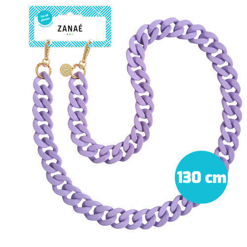 ZANAE CHAINE NECKLACES |  ŁAŃCUSZEK DO TELEFONU 130 CM -  PURPLE DUSK / LILAS