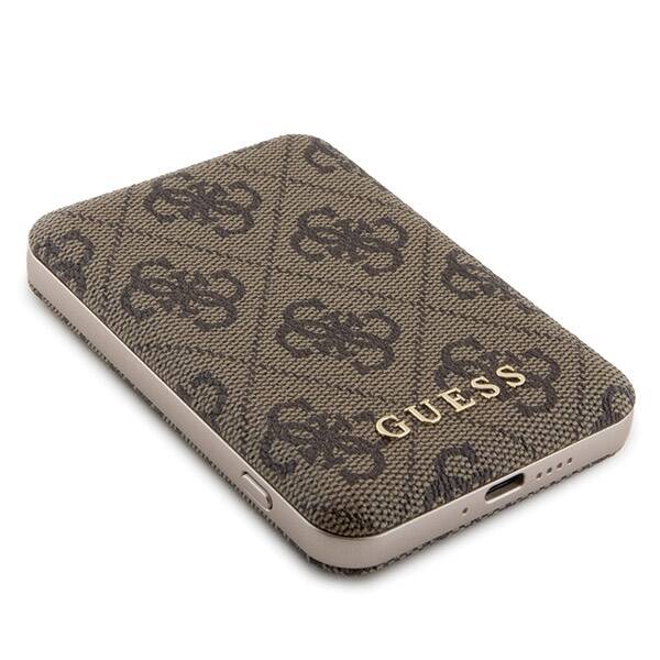 ZESTAW ETUI DO IPHONE 15 PRO GUESS 4G METAL LOGO + POWERBANK 5000MAH