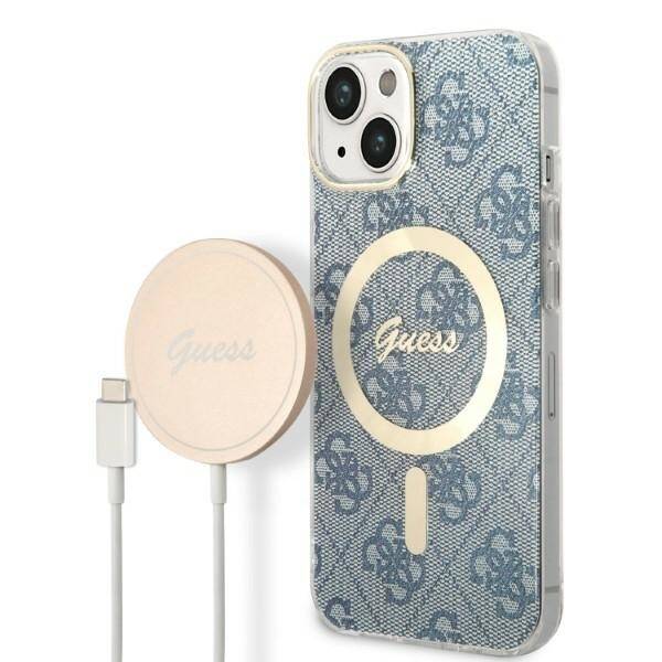 ZESTAW ETUI do IPHONE 13 / 14 / 15 GUESS MAGSAFE