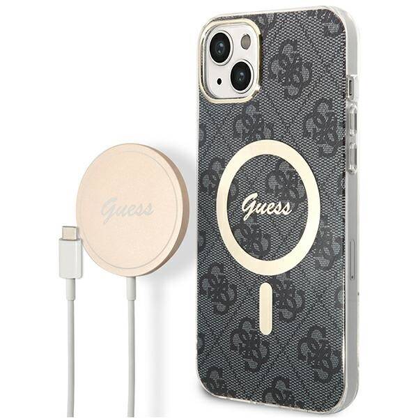 ZESTAW ETUI do IPHONE 13 / 14 / 15 GUESS MAGSAFE