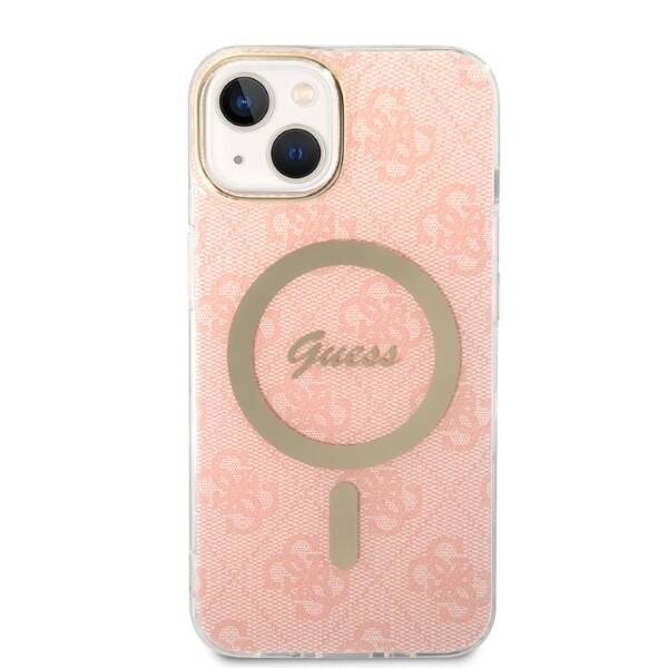 ZESTAW ETUI do IPHONE 14 PLUS / 15 PLUS GUESS MAGSAFE