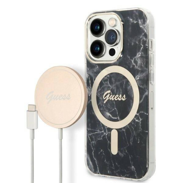 ZESTAW ETUI do IPHONE 14 PRO GUESS MAGSAFE 