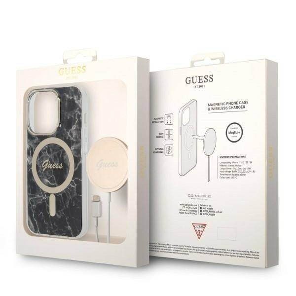 ZESTAW ETUI do IPHONE 14 PRO GUESS MAGSAFE 