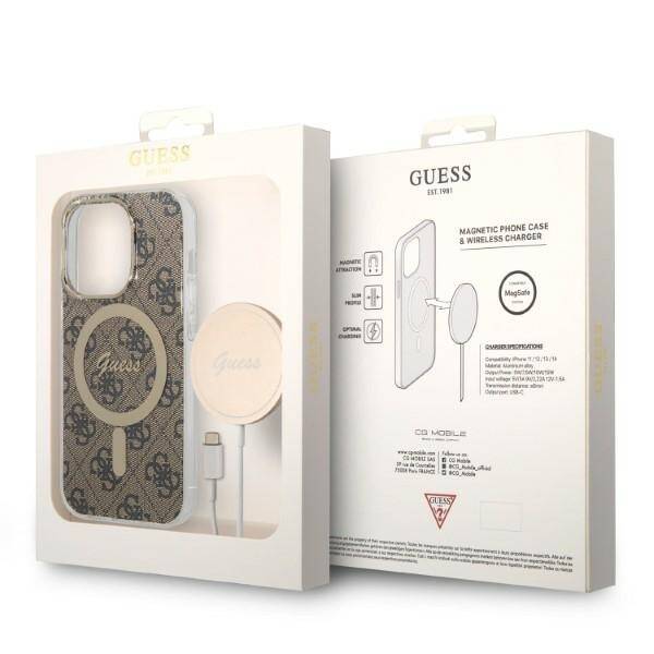 ZESTAW ETUI do IPHONE 14 PRO MAX GUESS MAGSAFE