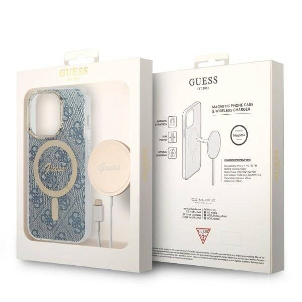 ZESTAW ETUI do IPHONE 14 PRO MAX GUESS MAGSAFE