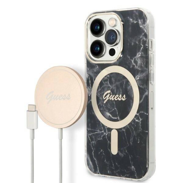 ZESTAW ETUI do IPHONE 14 PRO MAX GUESS MAGSAFE