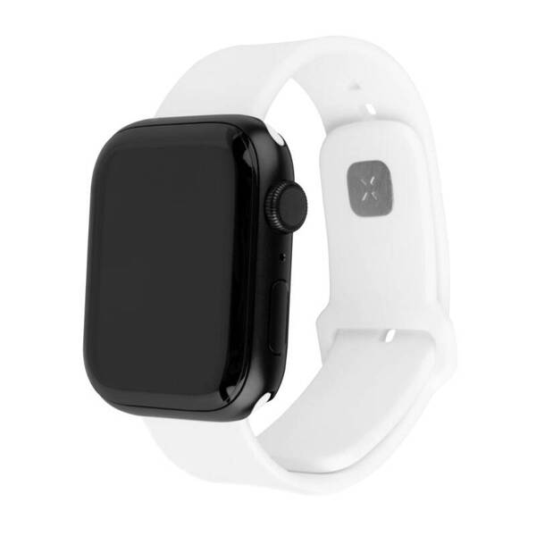 ZESTAW SILIKONOWYCH PASKÓW DO APPLE WATCH ULTRA 49 MM FIXED BIAŁY