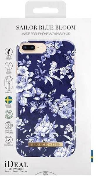 iDEAL FASHION CASE ETUI DO APPLE IPHONE 8 PLUS - SAILOR BLUE BLOOM