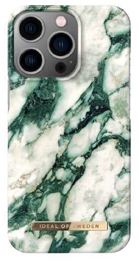 iDeal Calcata Case | Etui do iPhone 13 Pro - EMERALD MARBLE