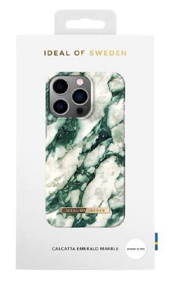 iDeal Calcata Case | Etui do iPhone 13 Pro - EMERALD MARBLE