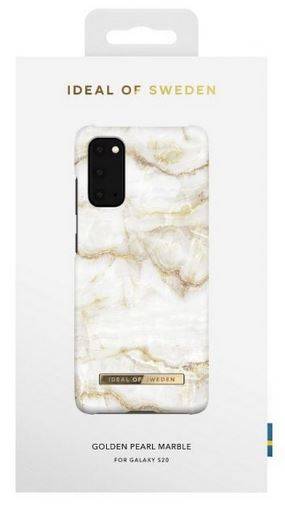 iDeal of Sweden Fashion Case | Etui do Galaxy S20 - GOLDEN PEARL MARBLE